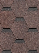 Гибкая черепица Standard Сота Гексагональная арт. 31077